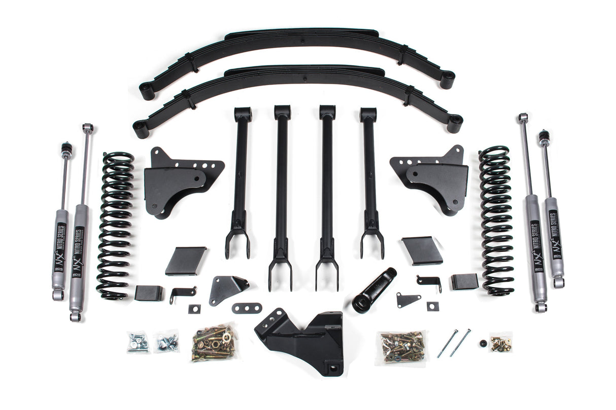 8-Inch Lift Kit - 4-Link Conversion for 2011-2016 Ford F-250/F-350 Super Duty 4WD Gas - FOX 2.0 Performance Series