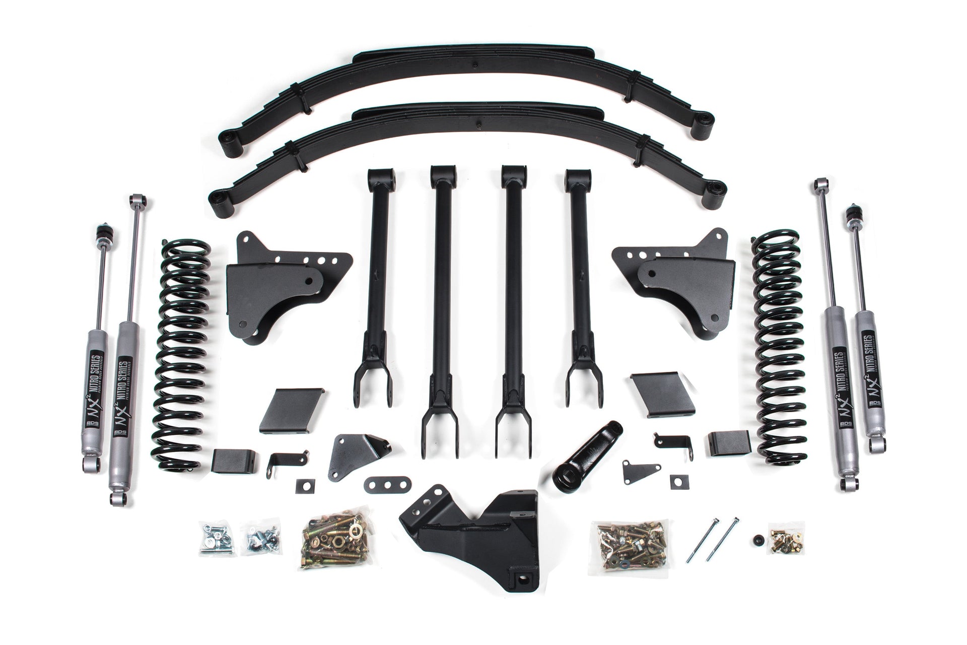 8-Inch Lift Kit - 4-Link Conversion for 2011-2016 Ford F-250/F-350 Super Duty 4WD Diesel