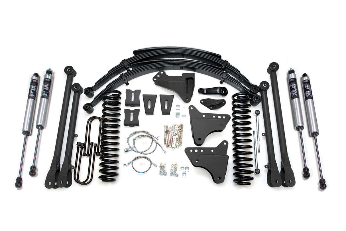8-Inch Lift Kit w/ 4-Link for 2005-2007 Ford F-250/F-350 Super Duty 4WD Gas - NX2 Nitro Series