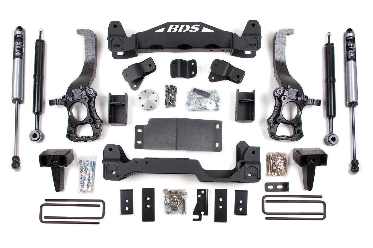 6-Inch Lift Kit for 2009-2013 Ford F-150 4WD - 4 Inch Block Kit
