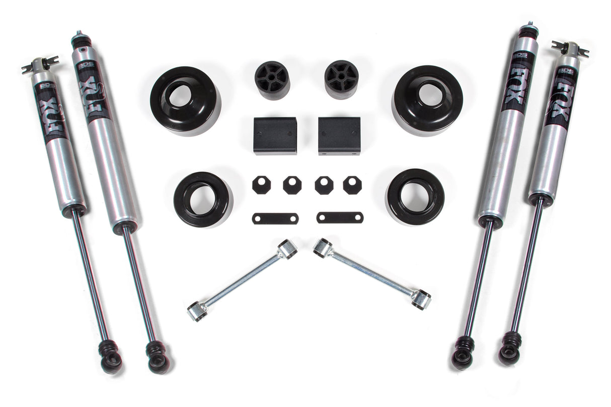 2-Inch Lift Kit - Coil Spacer for 2007-2011 Jeep Wrangler JK 2-Door - FOX 2.0 Performance Series