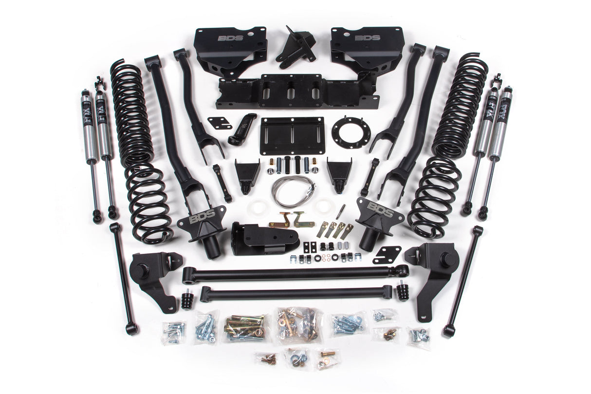 8-Inch Lift Kit w/ 4-Link for 2019-2024 Dodge Ram 2500 4WD Diesel - FOX 2.0 Performance Series
