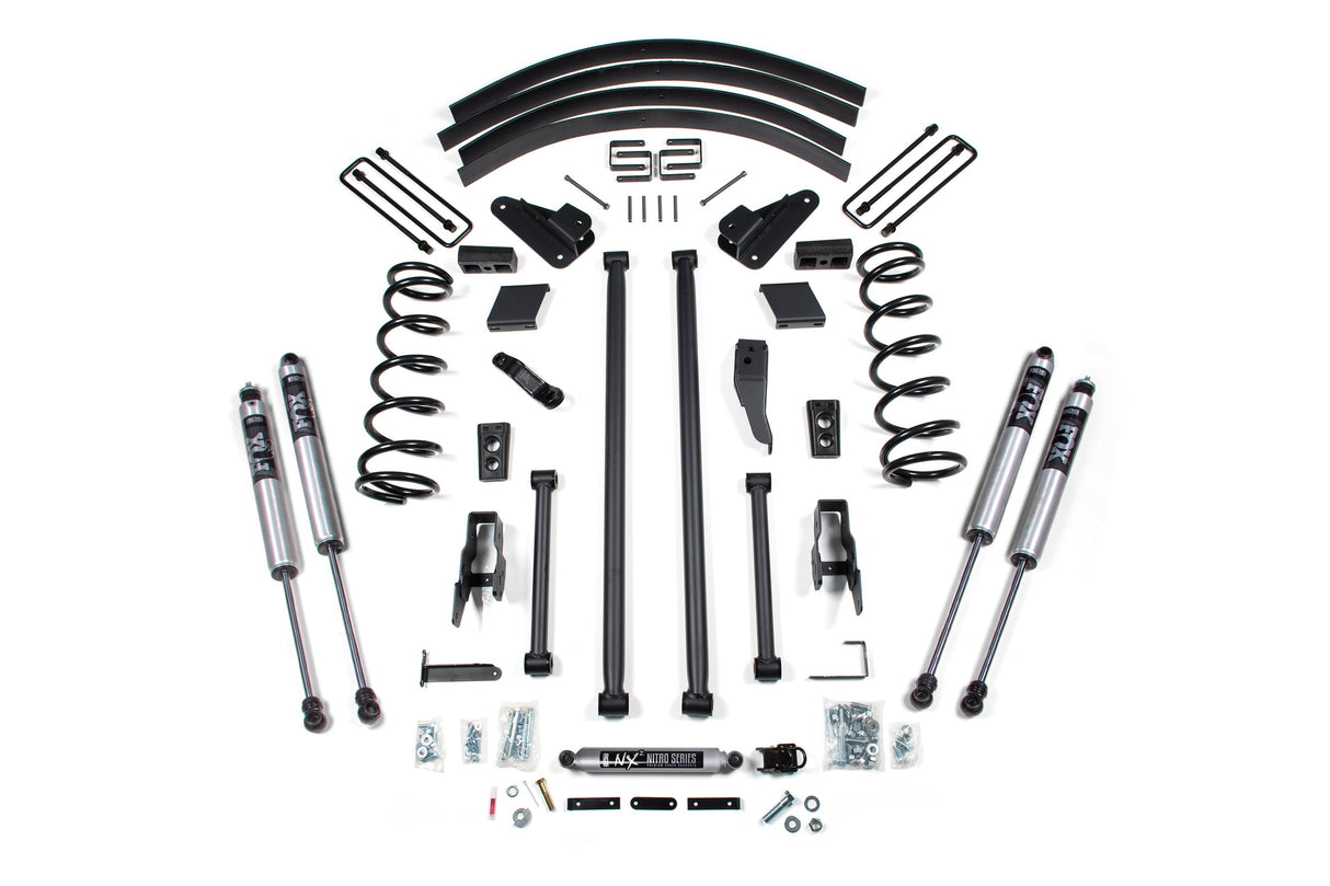 4.5-Inch Lift Kit - Long Arm Conversion for 1994-1999 Dodge Ram 2500/3500 4WD - Block Kit With Factory Overload