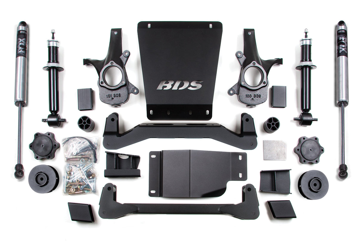 4 Inch Lift Kit for Chevy/GMC Avalanche, Surburban, Tahoe, or Yukon 1500 (07-14) 4WD - 2 Inch Lift Coil Spacer