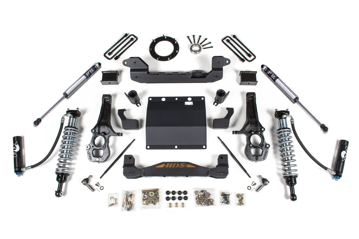 5.5-Inch Lift Kit - FOX 2.5 Coil-Over for 2015-2022 Chevy Colorado + GMC Canyon 4WD - FOX 2.5 Coil-Overs with DSC Adjuster