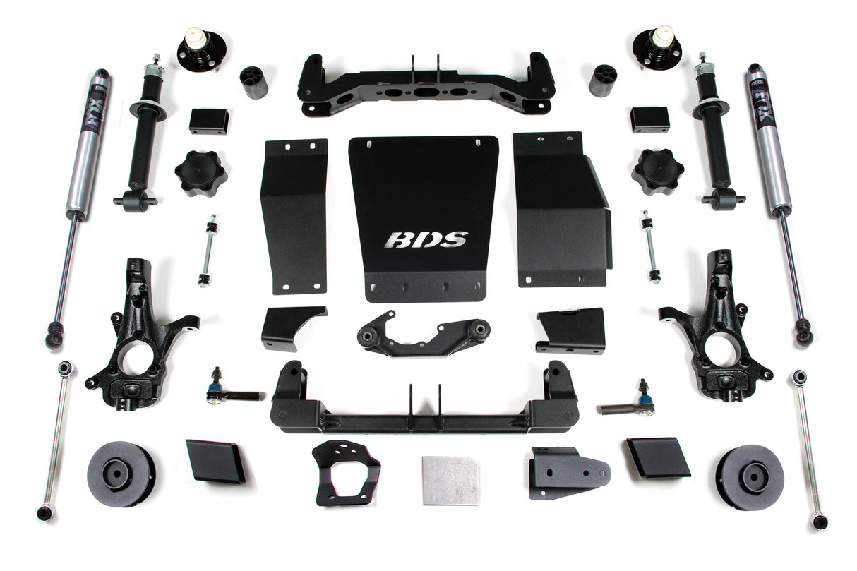 4-Inch Lift Kit for 2015-2019 Chevy/GMC Suburban, Tahoe, Yukon/XL 1500 4WD - Aluminum/Stamped Steel