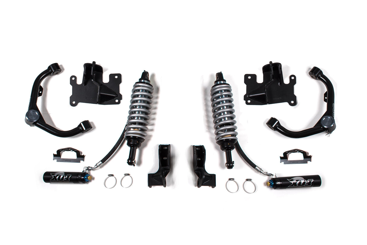 2.5 Coil-Over Conversion Upgrade - 4.5-Inch Lift - Factory Series for 2001-2010 Chevy Silverado + GMC Sierra 2500HD/3500HD 4WD Diesel FOX