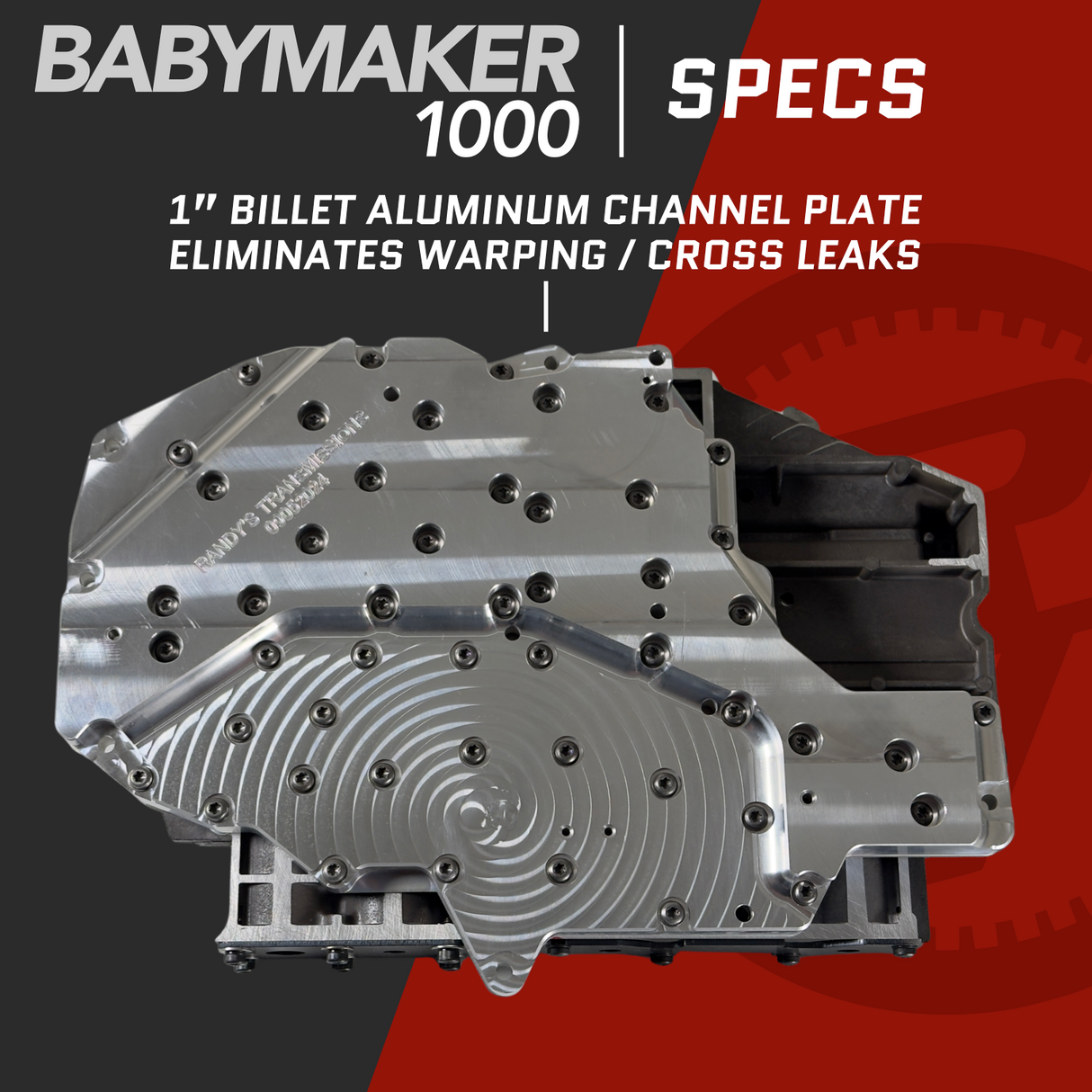 68RFE High Performance Valve Body 2007.5-2018, aka "BabyMaker 1000"