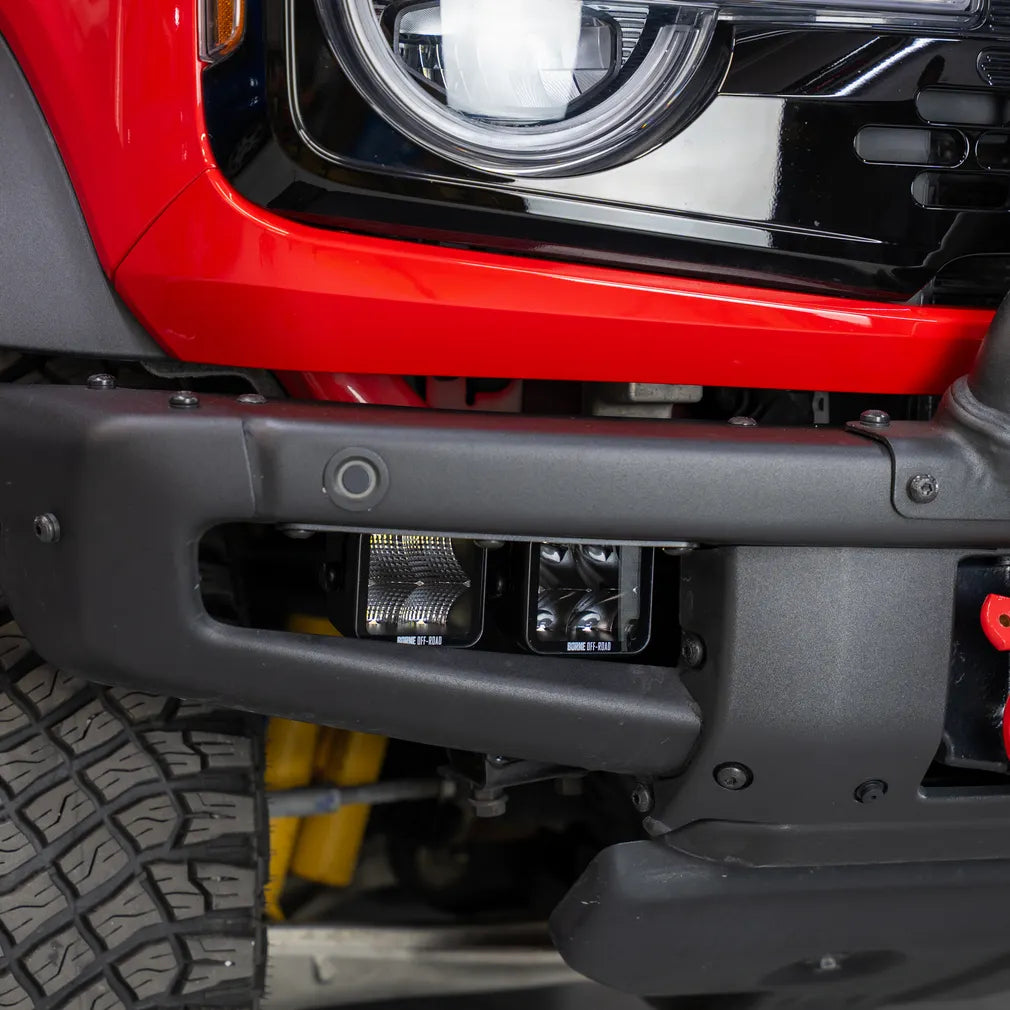Borne Off-Road 2021+ Ford Bronco Direct Fit Pods - Modular Bumper - Kit of 4 - Fog - Up