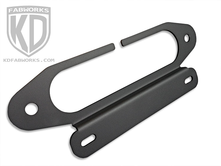 KD Fabworks License Plate Mount for Hawse Fairleads