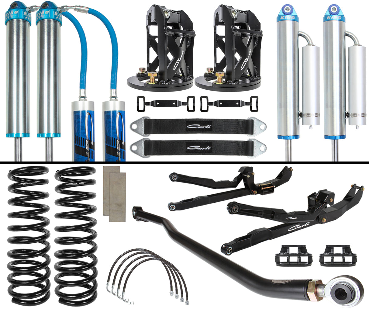Carli Dominator Leveling - Base - 3in Lift - 12-13 Ram 2500/3500 - Diesel - Long Arm