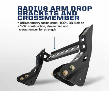 Carli Dominator 2.5 System - Base - 4.5in Lift - 2005-07 Ford F250/F350 - Diesel