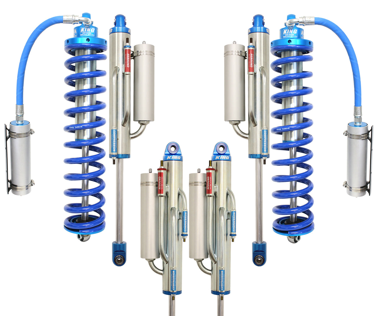 Carli Tuned 2.5 Coilover/Bypass Package - 05-16 Ford F250/F350 - W/2.5in Lift