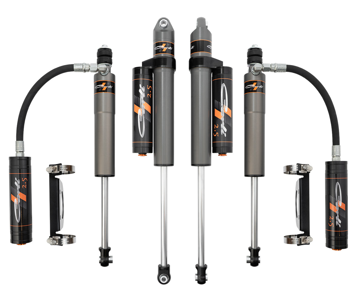 Carli Suspension 05-26 FORD F250/350 4X4 CARLI-SPEC 2.5" RR 2.5" LIFT FRONT & REAR SHOCK PKG