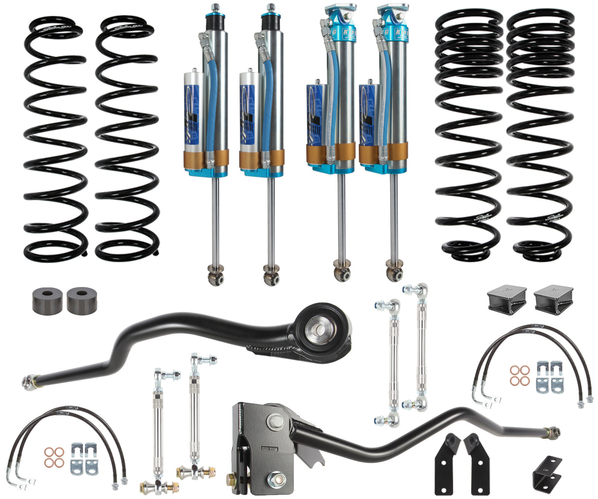 Carli Pathfinder Suspension System - Base - 3in Lift - 2007-17 Jeep Wrangler Jku