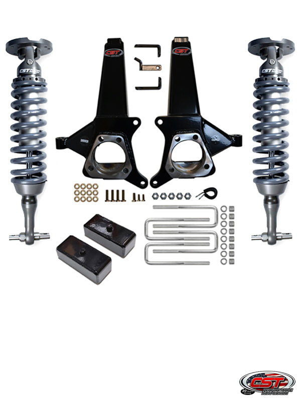CST 6" Stage 1 Spindle/Coilover System — 19-23 GM 1500 2WD