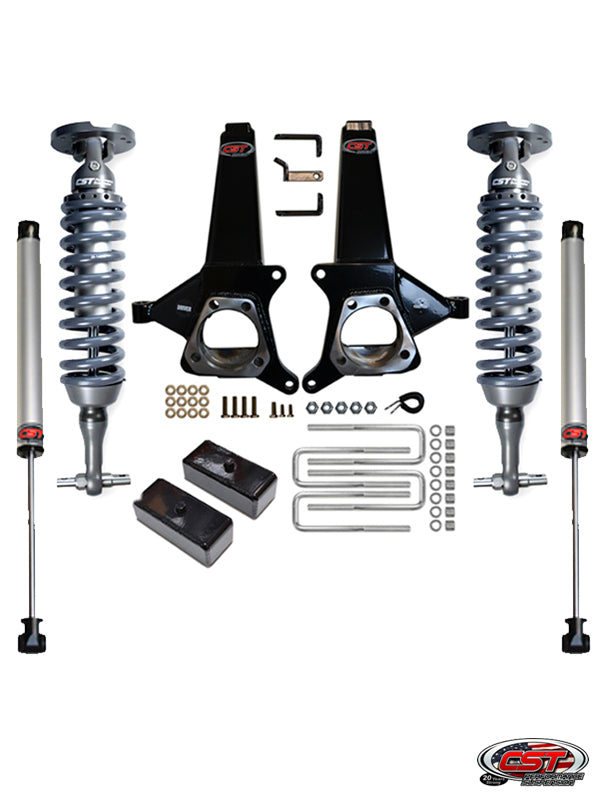 CST 6" Stage 2 Spindle/Coilover System — 19-23 GM 1500 2WD