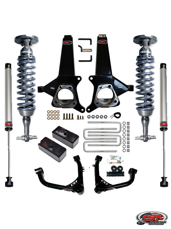 CST 6" Stage 3 Spindle/Coilover System — 19-23 GM 1500 2WD