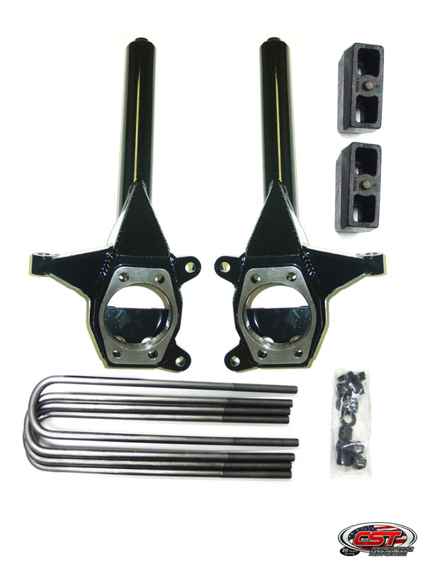 CST 4" Stage 1 Spindle Lift System — 05-21 Nissan Frontier 2WD