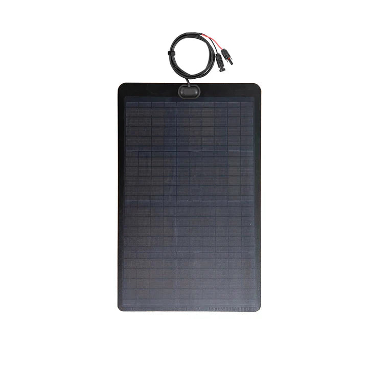 Chevrolet_Silverado_EV_truck_Lensun_60W_Hood_Solar_Panel-1