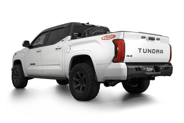 ADD 2022+ Toyota Tundra Black Label Rear Bumper - Hammer Black w/ Satin Black Panels