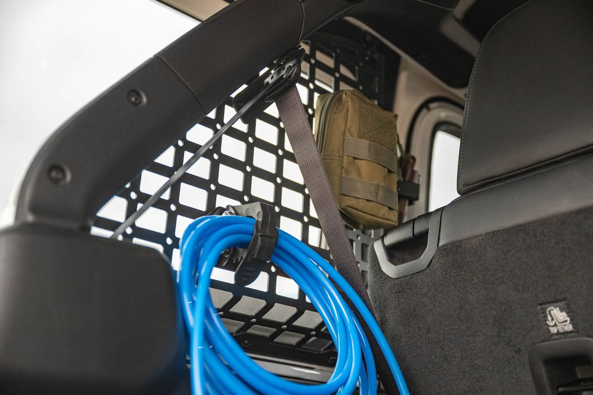 DV8 Offroad 18-25 Jeep Wrangler (JL) 4-Door Rear Window Pocketed Molle Panels