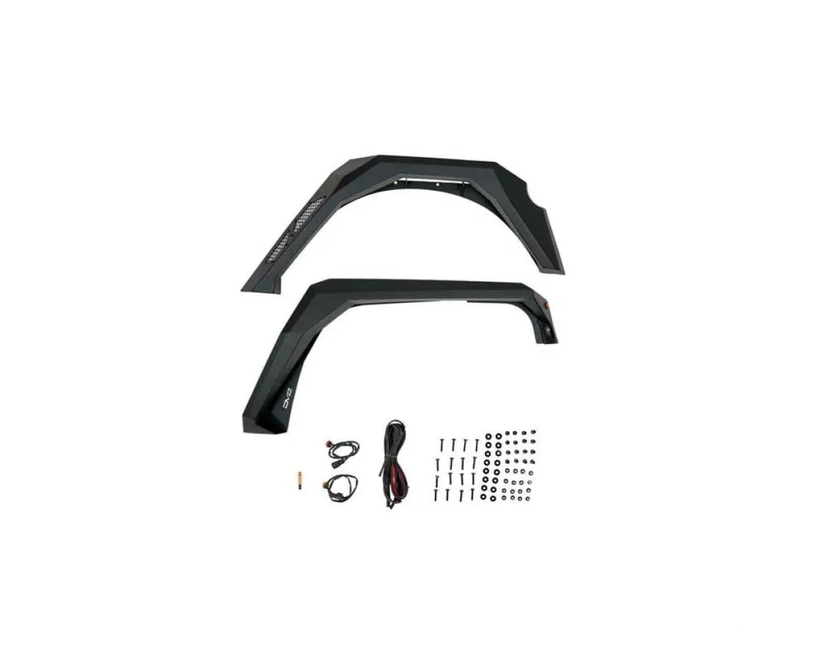DV8 Offroad 07-18 Jeep Wrangler JK Armor Fender Flares