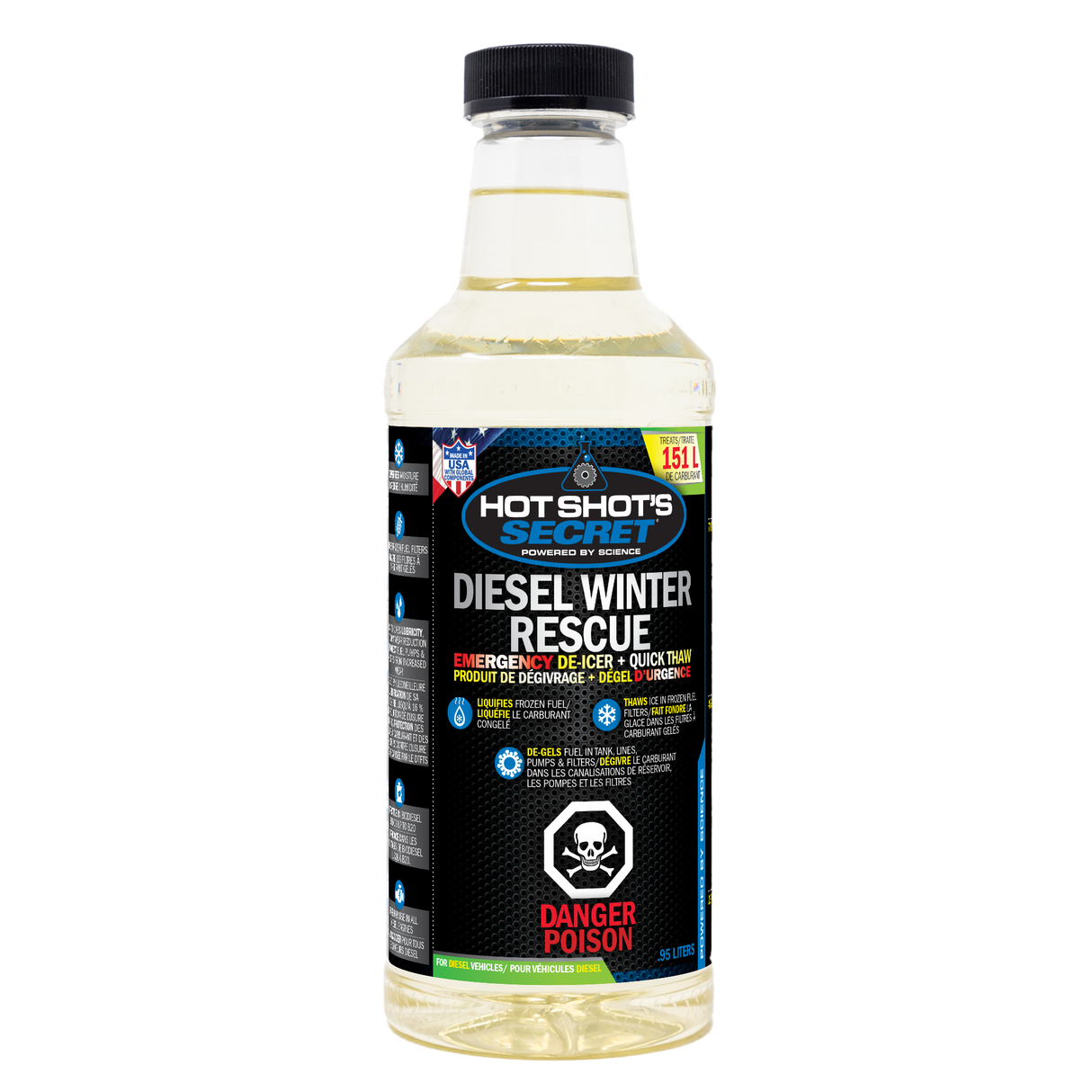 Hot Shot's Secret DIESEL WINTER RESCUE Emergency Quick Thaw - .95L CANADIAN
