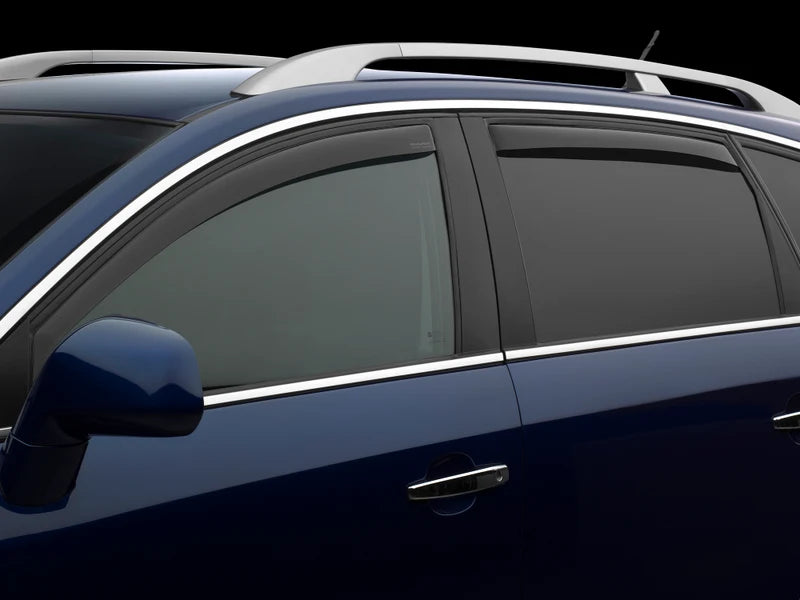 WeatherTech 15-20 Cadillac Escalade ESV/Chevrolet Suburban F & R Side Window Deflectors - Dark Tint