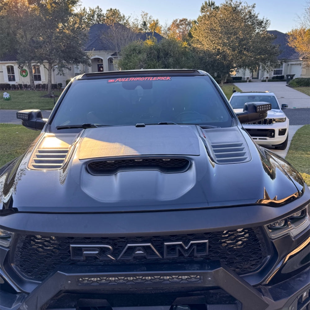 Ram 1500 TRX (2021-2024) Lensun 85W Hood Flexible Solar Panel