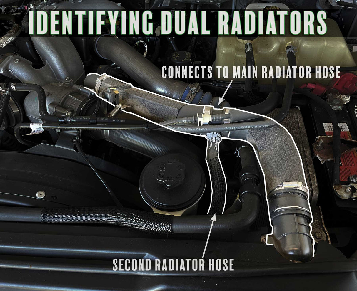 Pusher HD Upper Coolant Tube for Ford 6.7L Powerstroke 2011-2026