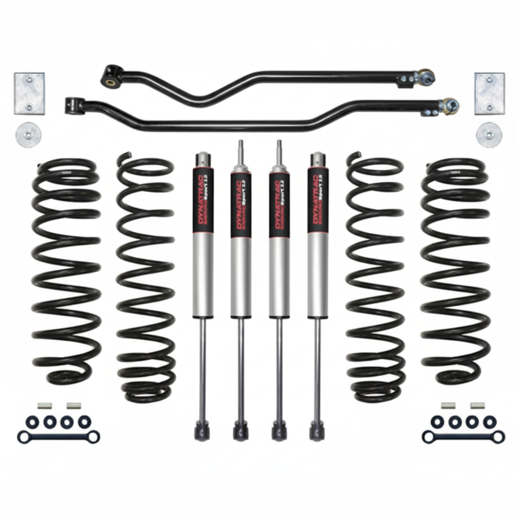 Dynatrac EnduroSport® 3" Suspension Lift Kit System 2, JK30-1X5310-L2, 2007-2018 Jeep Wrangler JK