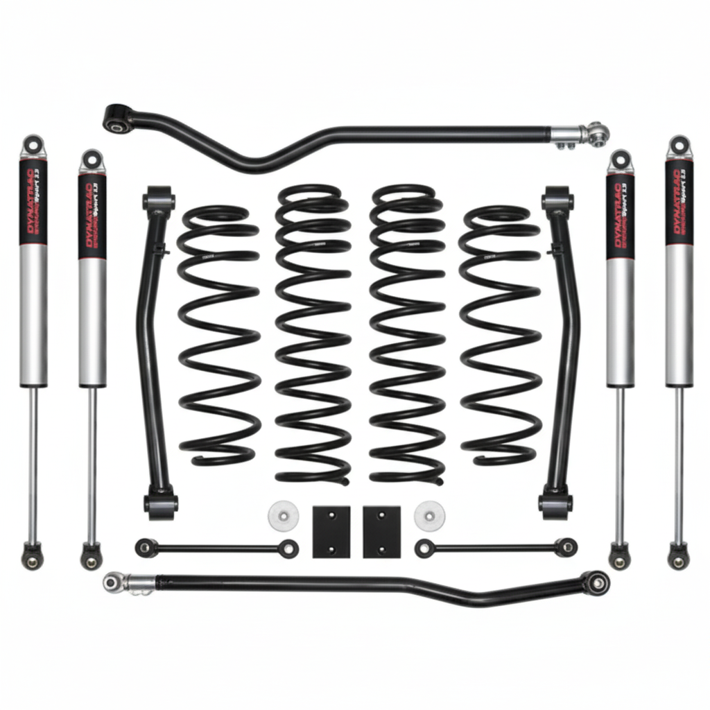 Dynatrac EnduroSport® 3" Suspension Lift Kit System 3, JL30-1X5310-L3, 2018+ Jeep Wrangler JL