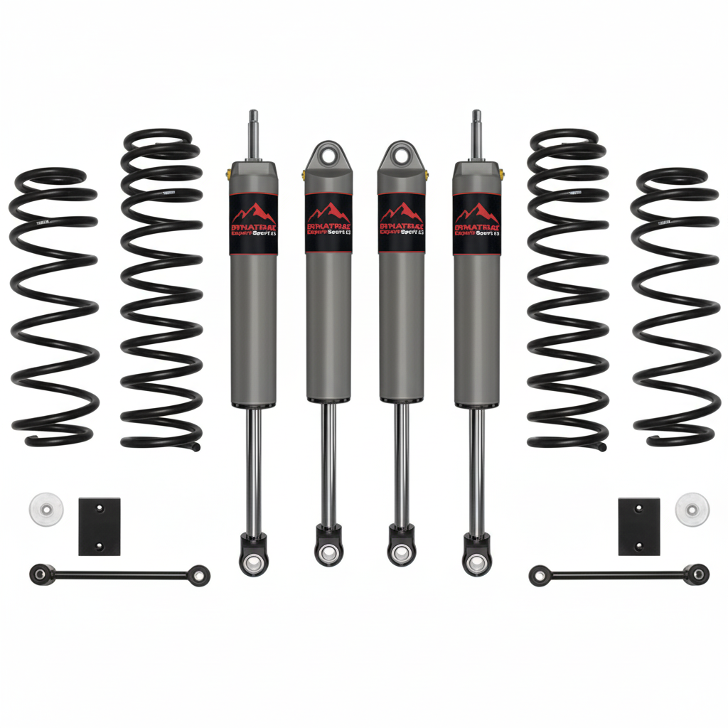 Dynatrac EnduroSport® 3" Suspension Lift Kit System 4, JL30-1X5310-L4, 2018+ Jeep Wrangler JL