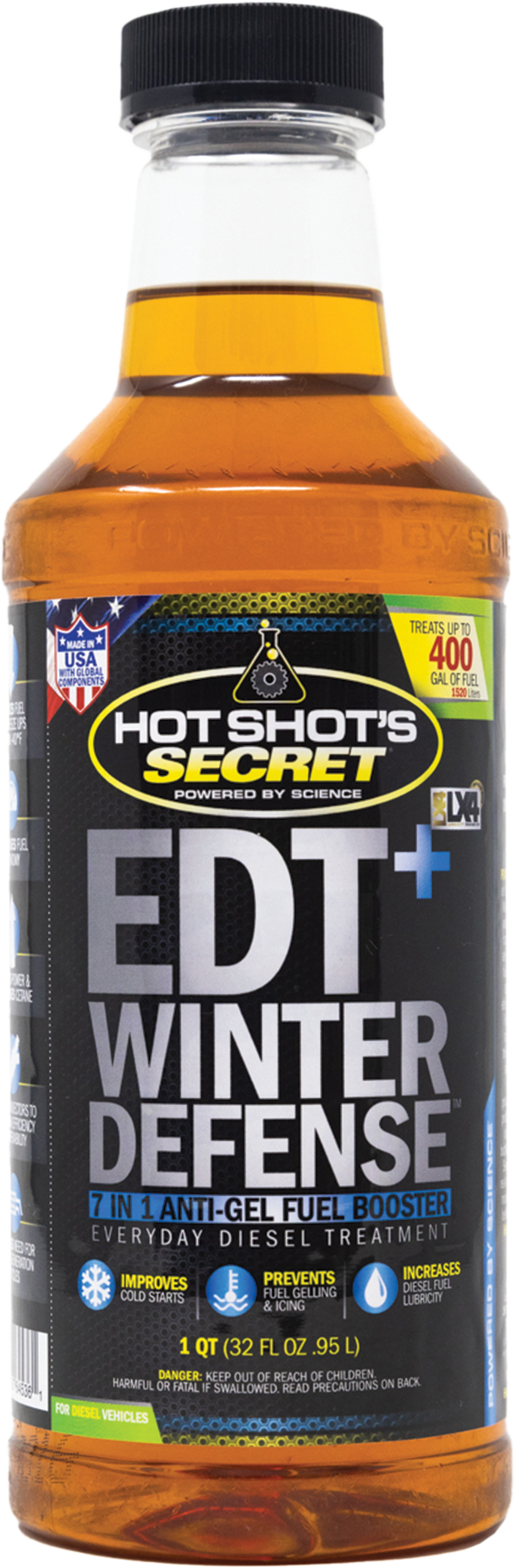 Hot Shot's Secret EDT+WINTER DEFENSE Anti-Gel Fuel Booster - 32 OZ