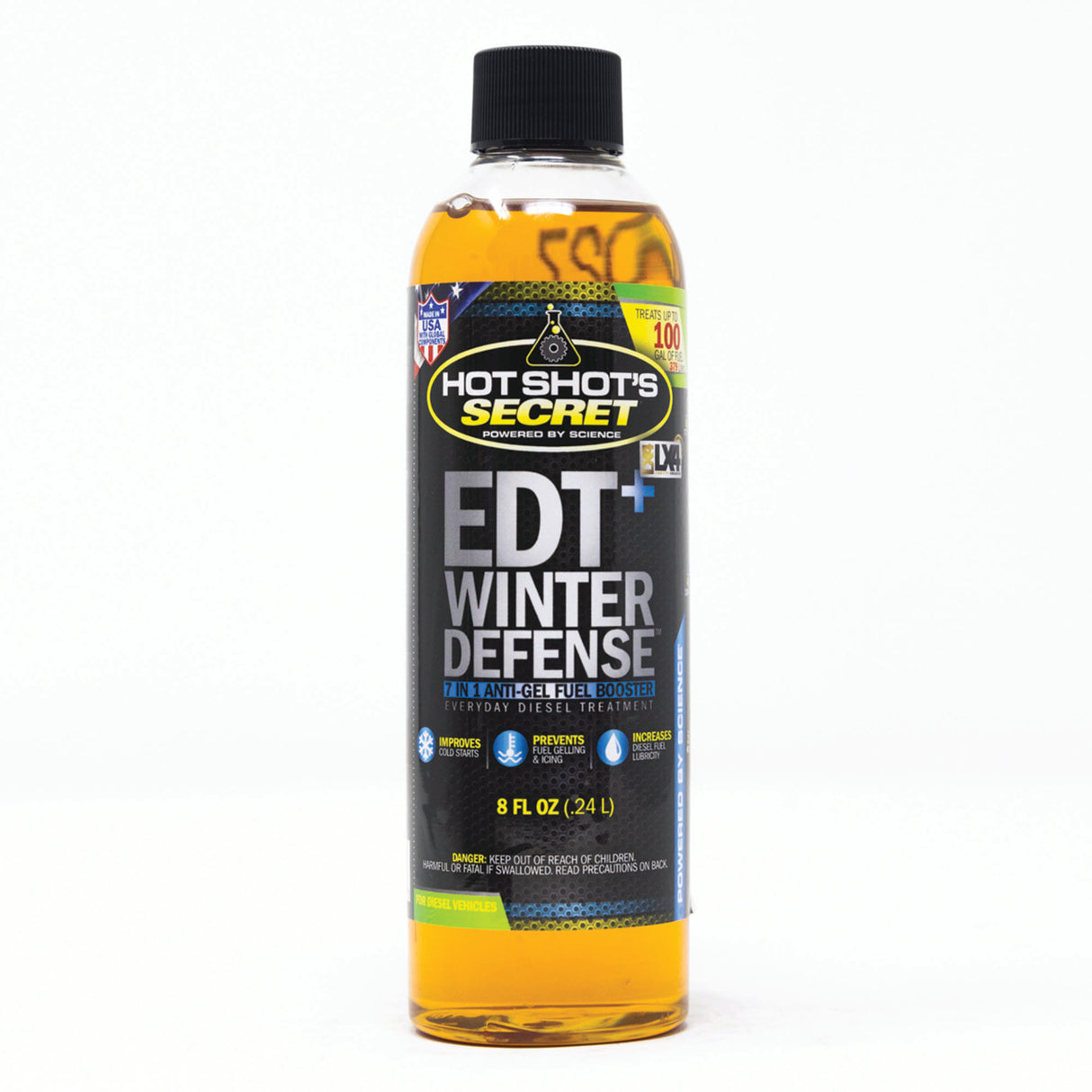 Hot Shot's Secret EDT+WINTER DEFENSE Anti-Gel Fuel Booster - 8 OZ