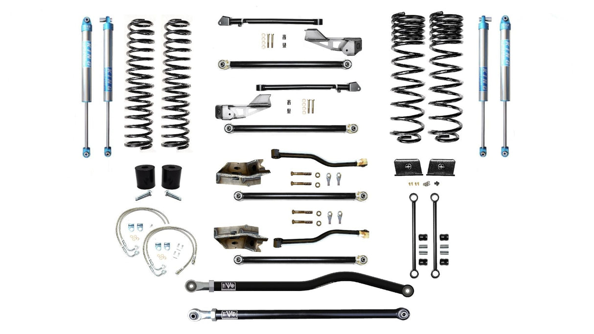 EVO MFG 2020-2024 Jeep Gladiator JT 2.5" GAS LONG ARM LIFT KIT SUSPENSION SYSTEMS