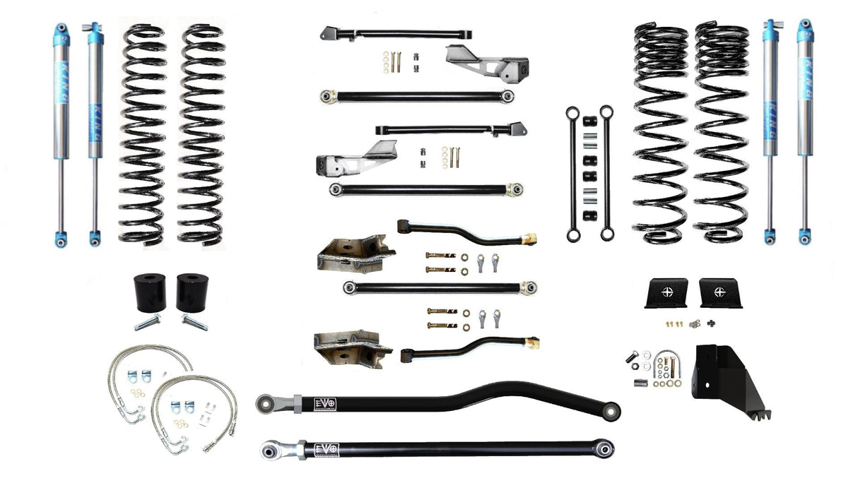 EVO MFG 2020-2024 Jeep Gladiator JT 4.5" GAS LONG ARM LIFT KIT SUSPENSION SYSTEMS