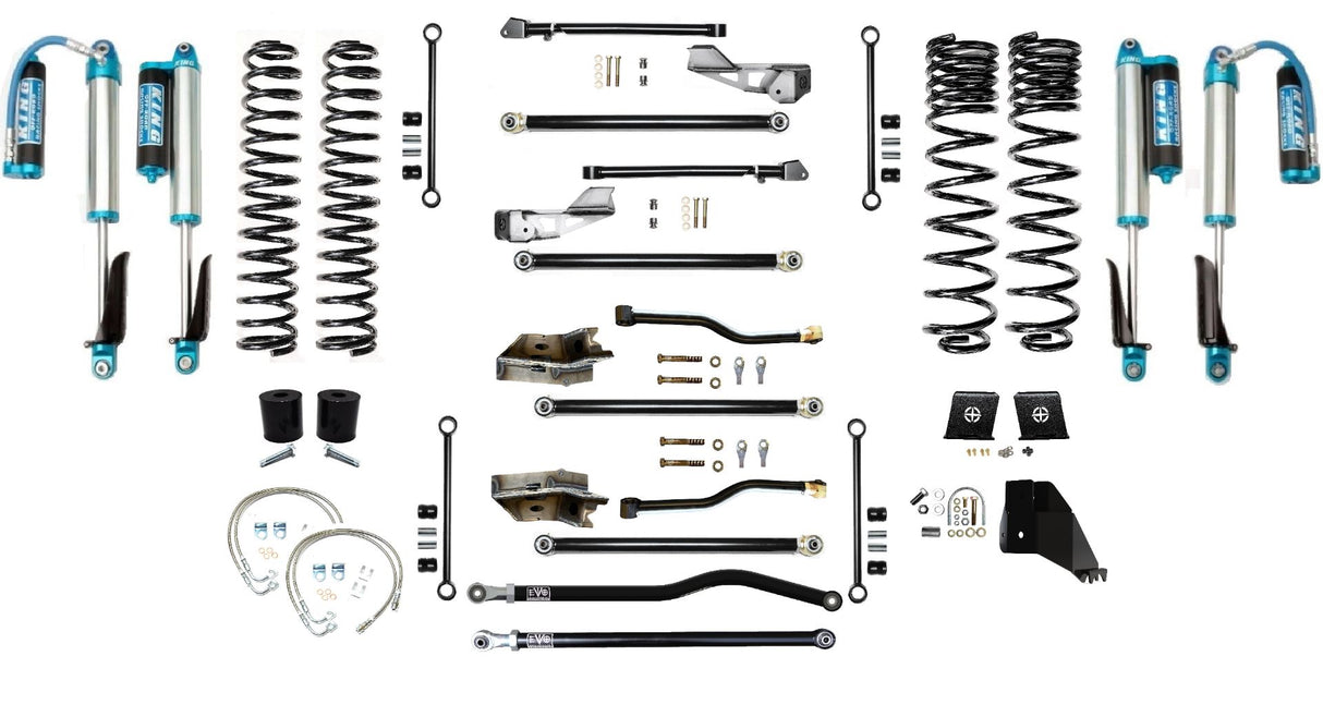 EVO MFG 2020-2024 Jeep Gladiator JT 6.5" GAS LONG ARM LIFT KIT SUSPENSION SYSTEMS