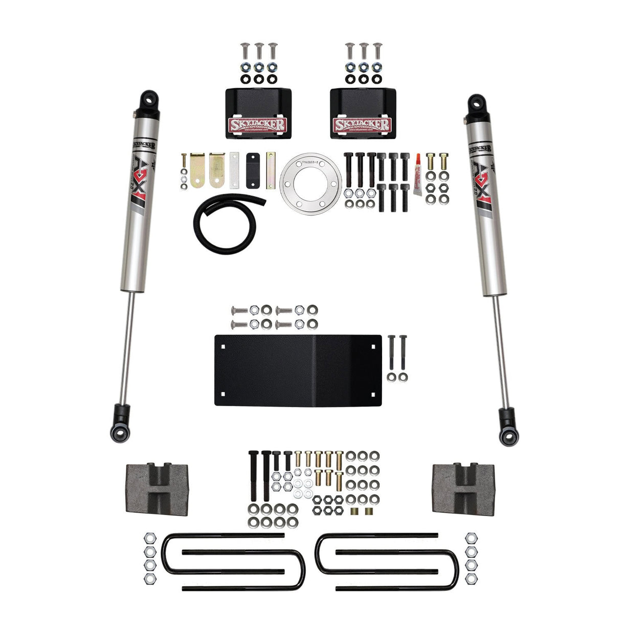 Skyjacker 2021-2025 Ford F150 4.5 In Component Box With ADX M2.0 Aluminum Monotube Shocks