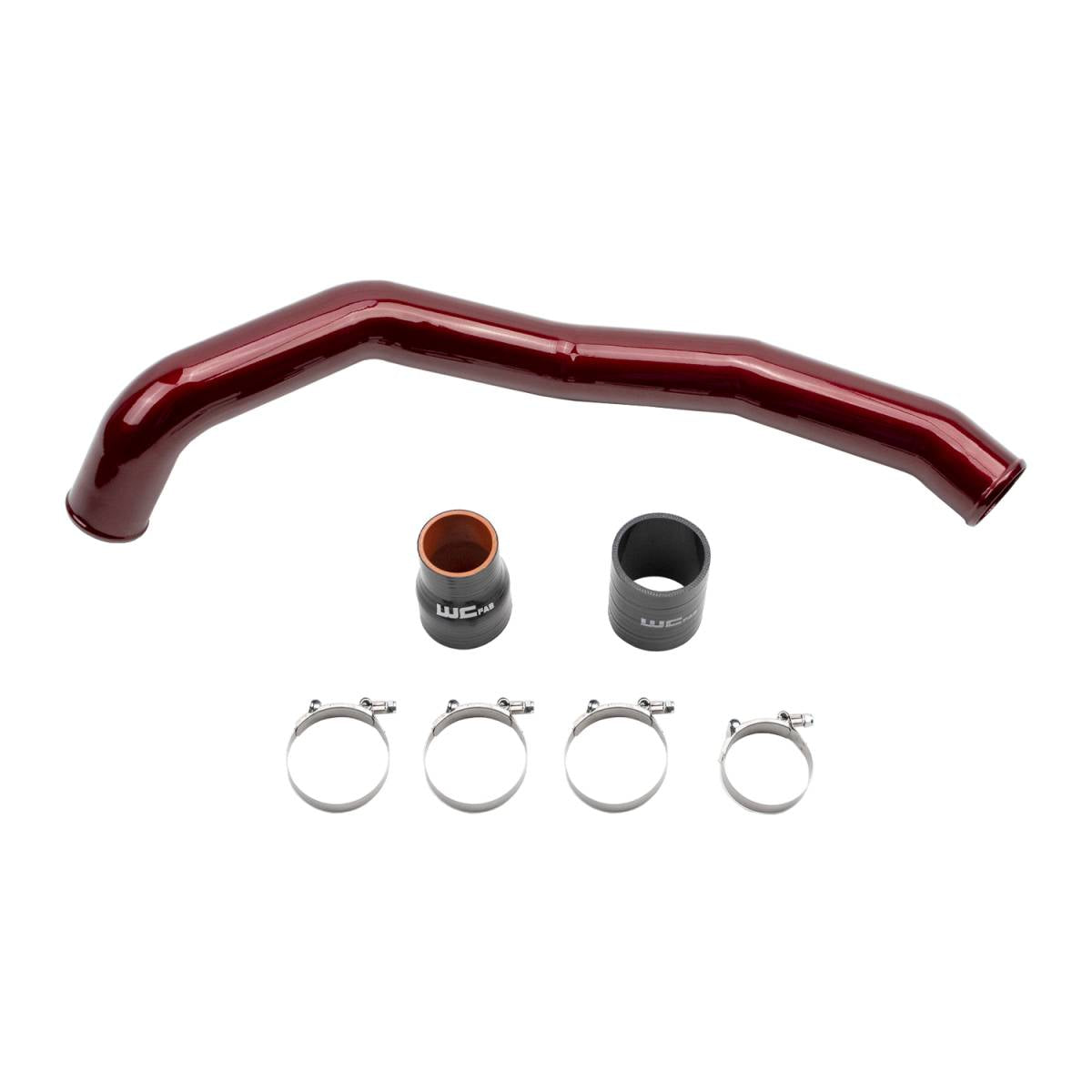 Wehrli 2001-2004 Chevrolet 6.6L LB7 Duramax Driver Side 3in Intercooler Pipe - Gun Metal