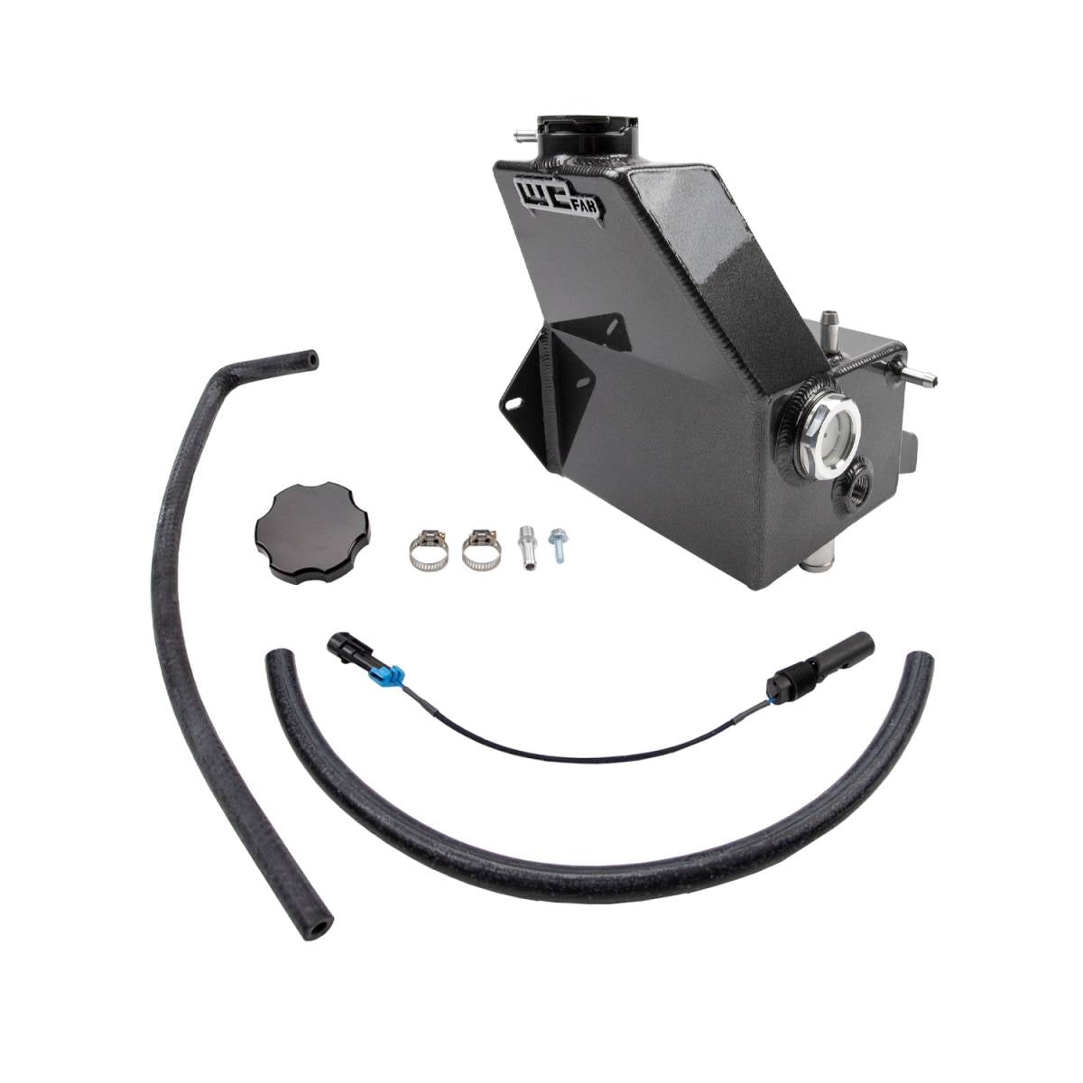 Wehrli 2013-2018 Dodge 6.7L Cummins OEM Placement Coolant Tank Kit - Bengal Silver