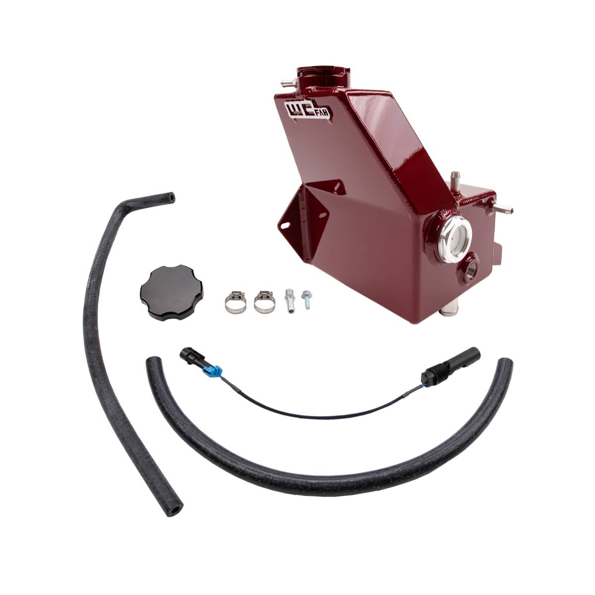 Wehrli 2013-2018 Dodge 6.7L Cummins OEM Placement Coolant Tank Kit - Bengal Silver