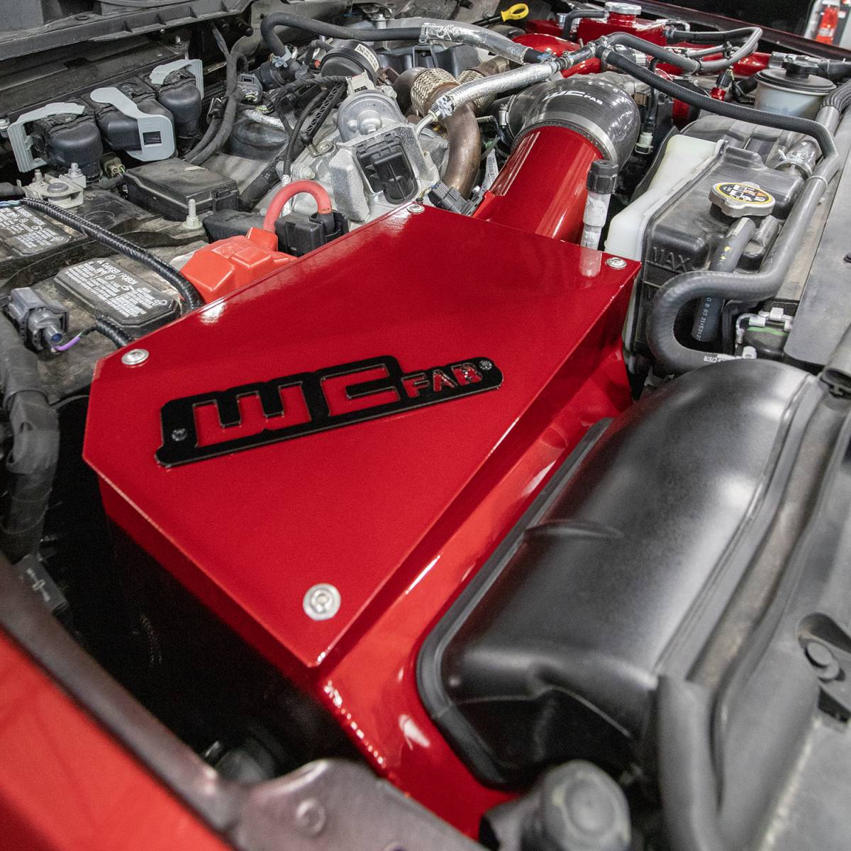 Wehrli 20-25 6.7L Power Stroke 4in. Intake - WCFab Red