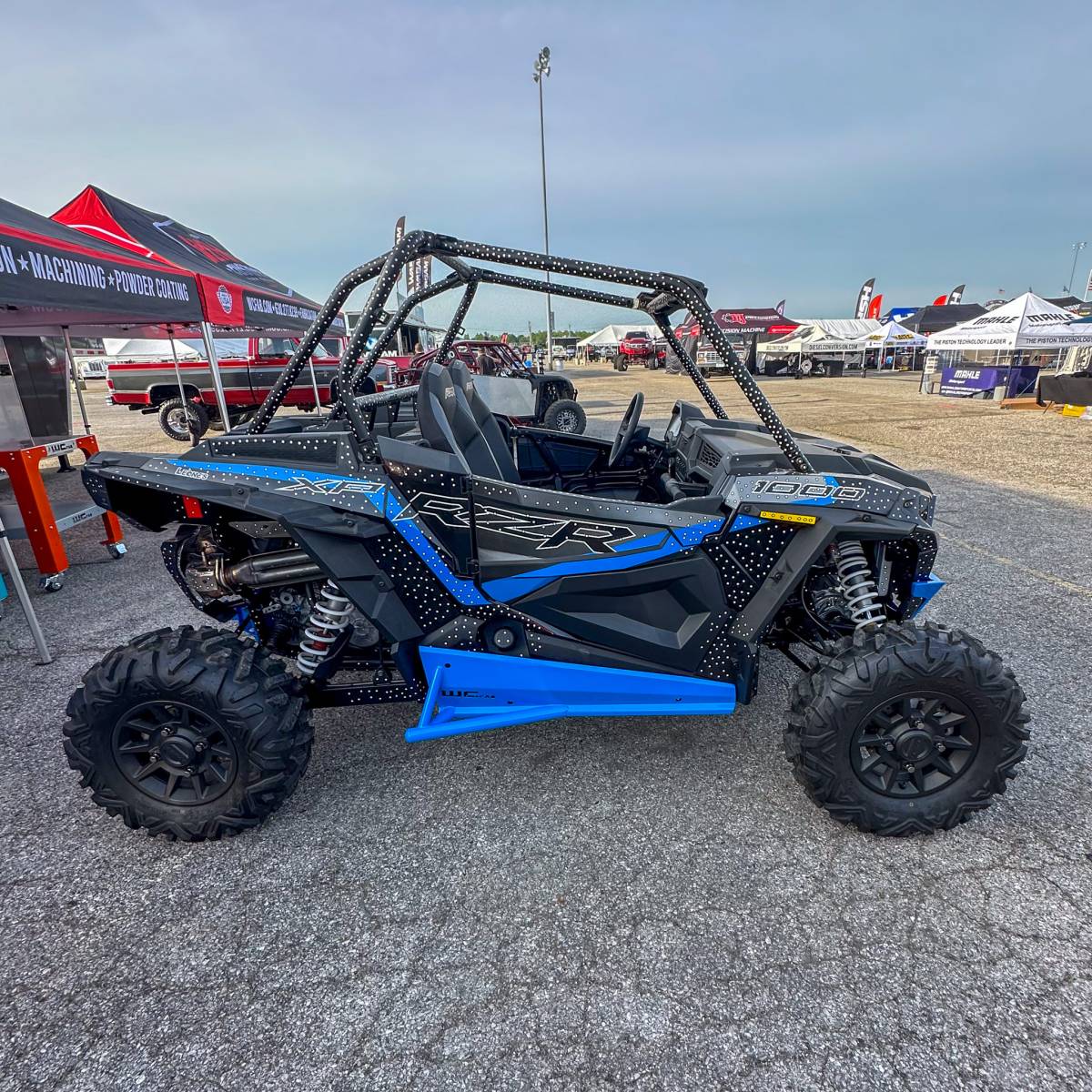 Wehrli 19-23 Polaris RZR XP/S 1000 2 Seat Tree Kickers - Velocity Blue