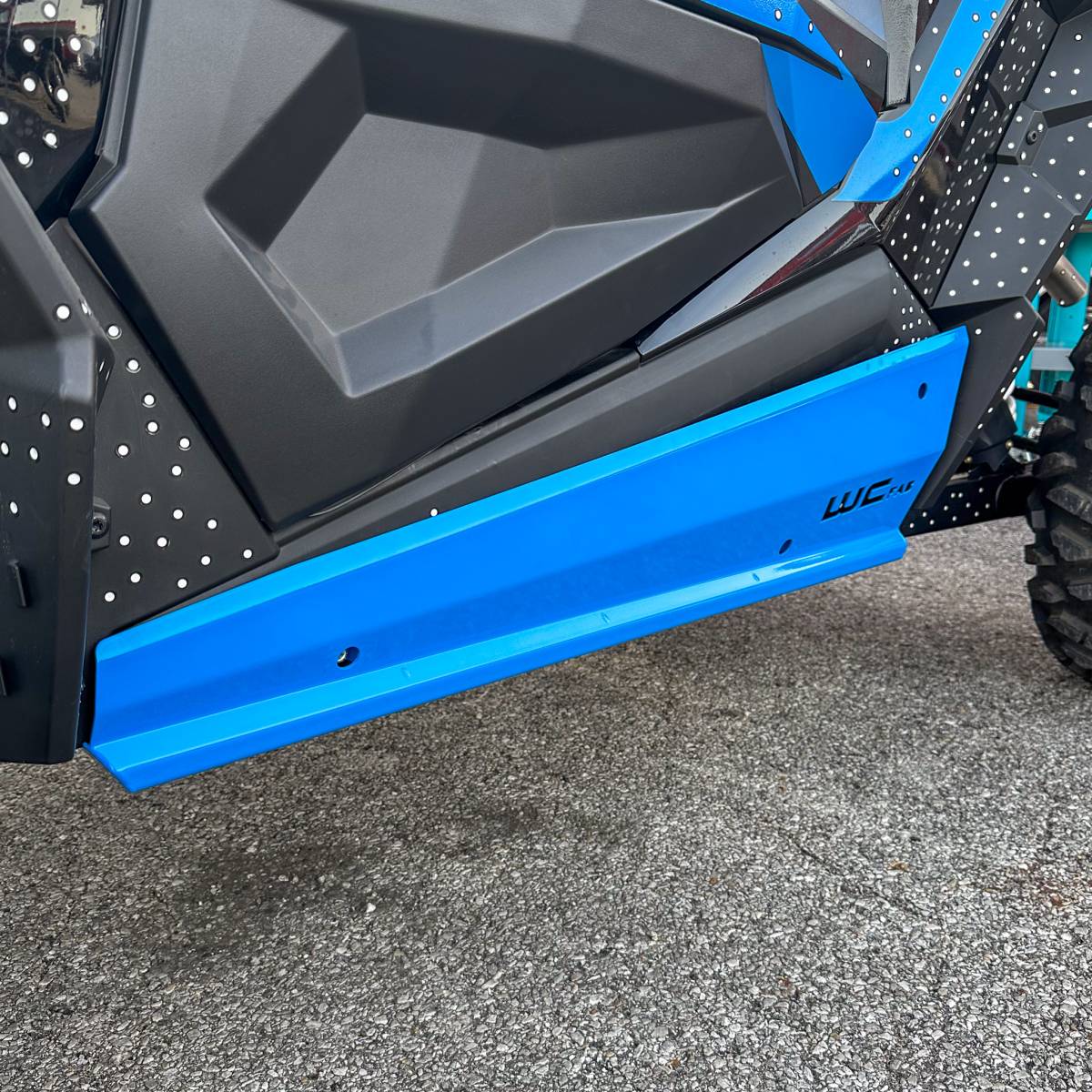 Wehrli 19-23 Polaris RZR XP/S 1000 2 Seat Rock Sliders - Velocity Blue