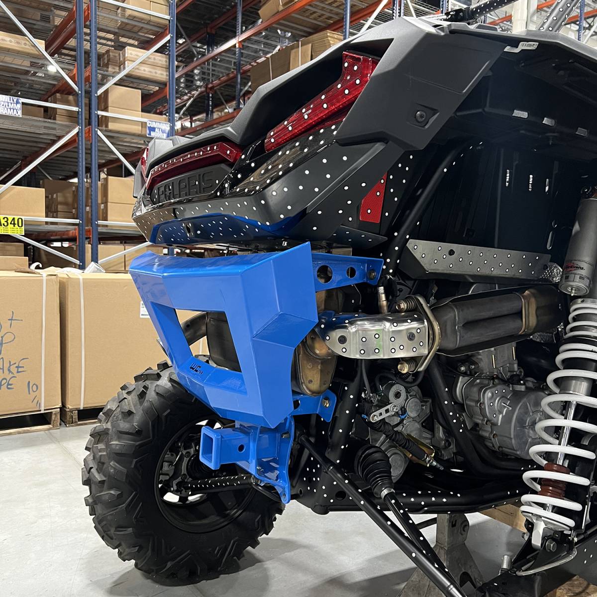 Wehrli 19-23 Polaris RZR XP/S 1000 Rear Bumper - Velocity Blue