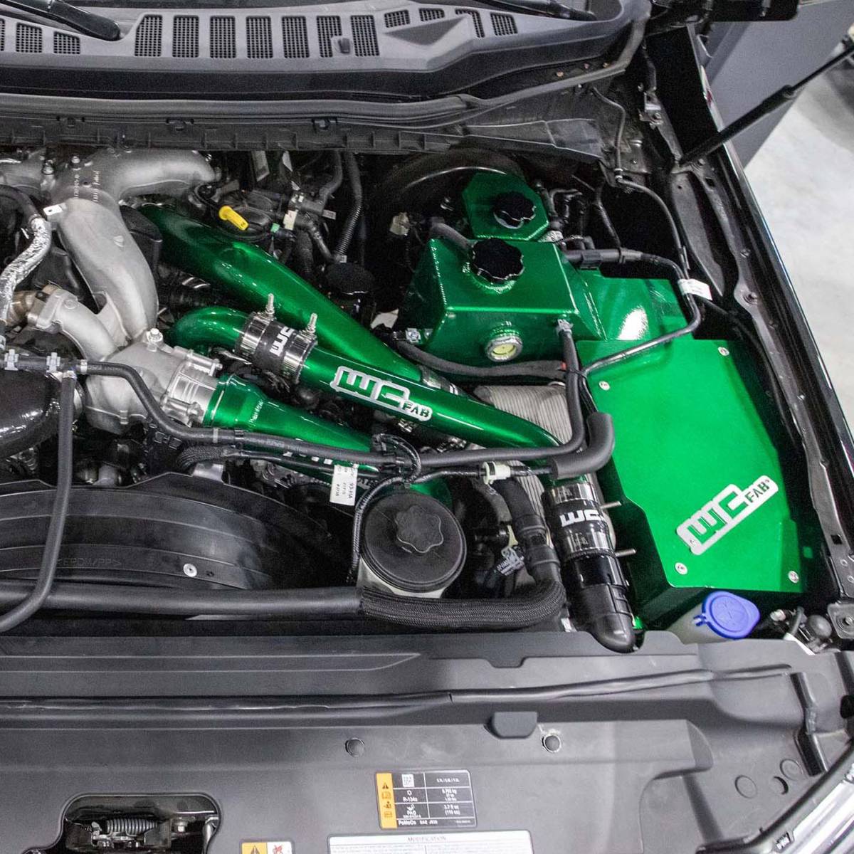 Wehrli 2017-2025 6.7L Power Stroke High Flow Intercooler Pipe Kit