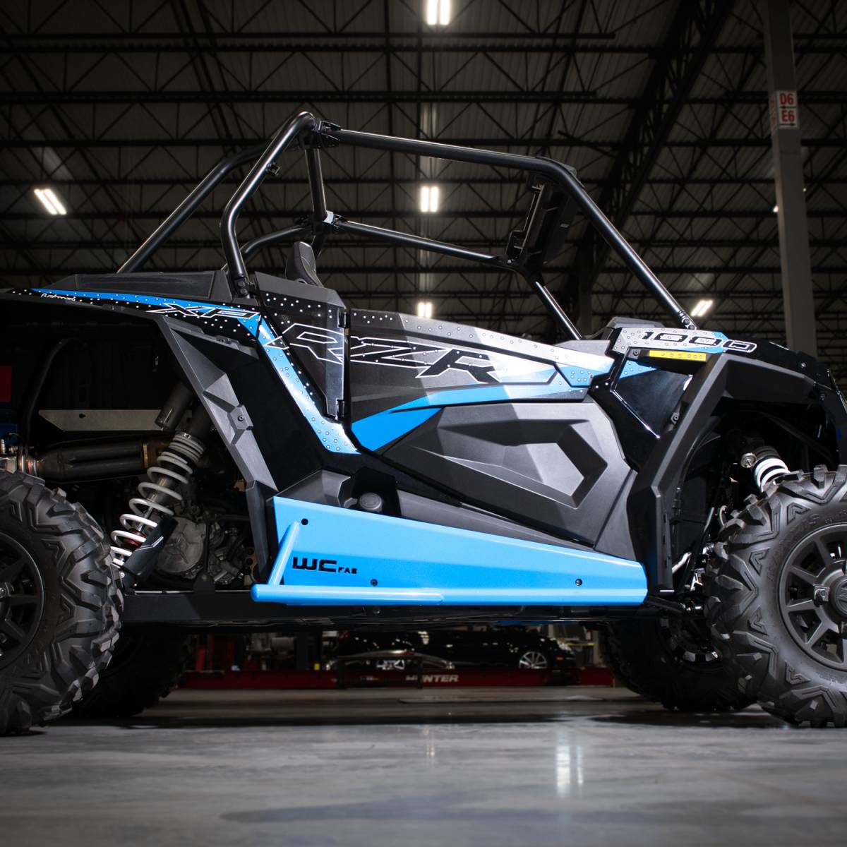Wehrli 19-23 Polaris RZR XP/S 1000 2 Seat Tree Kickers - Velocity Blue