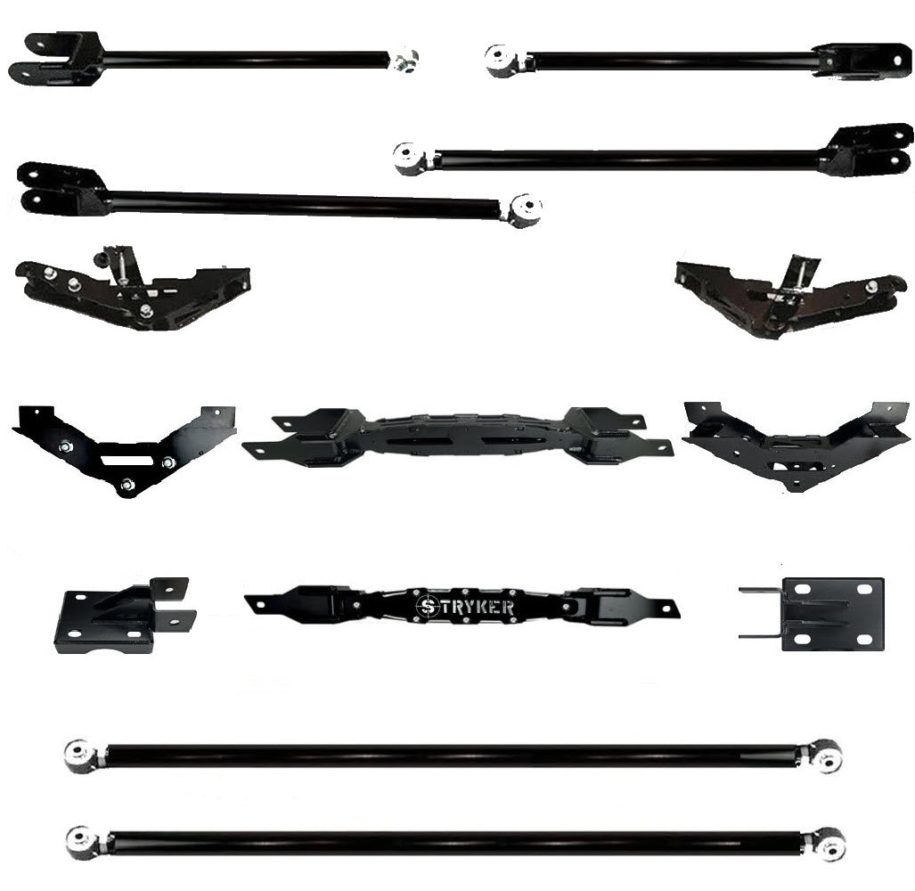 10" to 14" F250 F350 TUBE LONG ARM 4-Link Lift Upgrade for 2011-2016 Super Duty